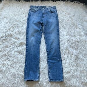 AG MARI MID RISE STRAIGHT JEANS